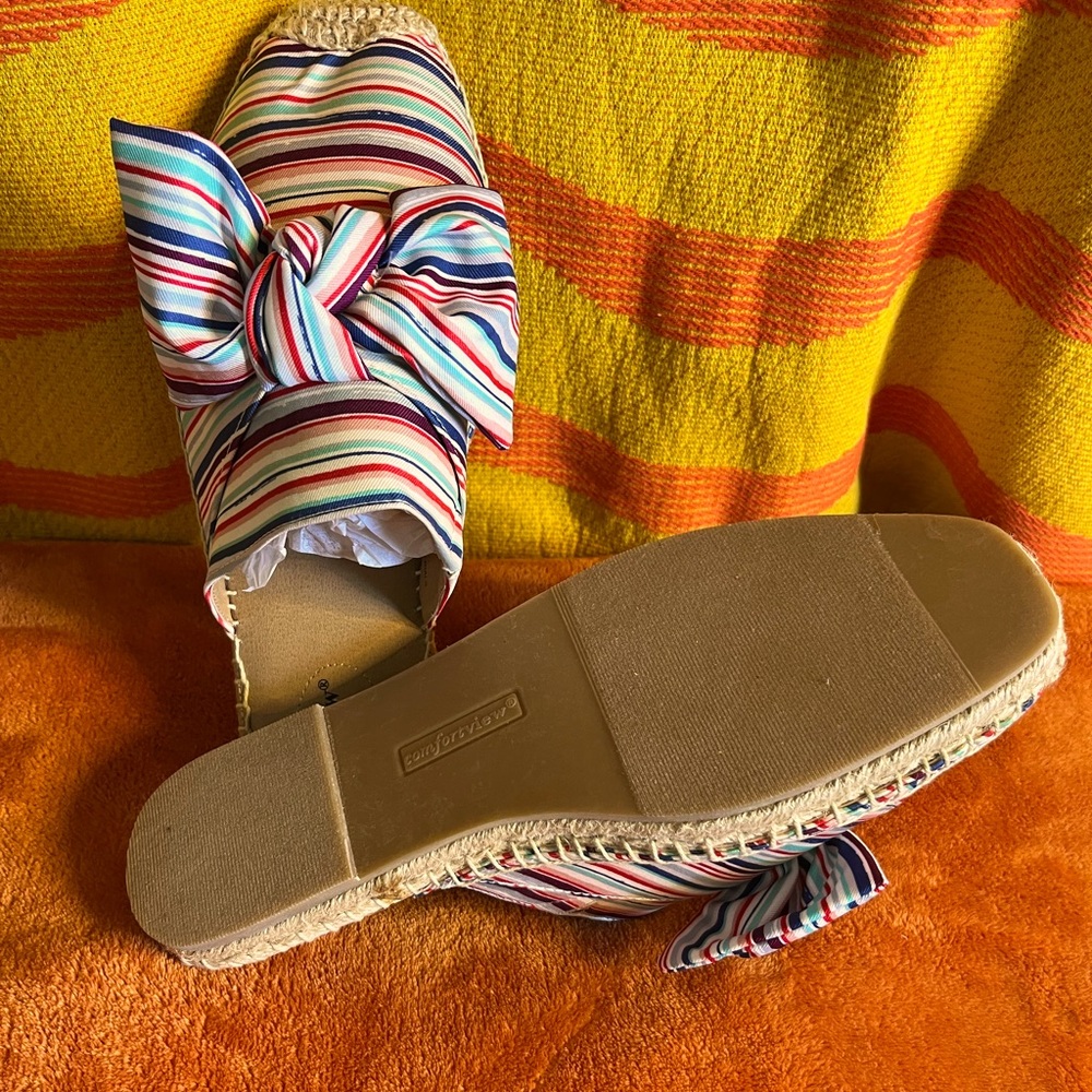 espadrille BAJA striped mules